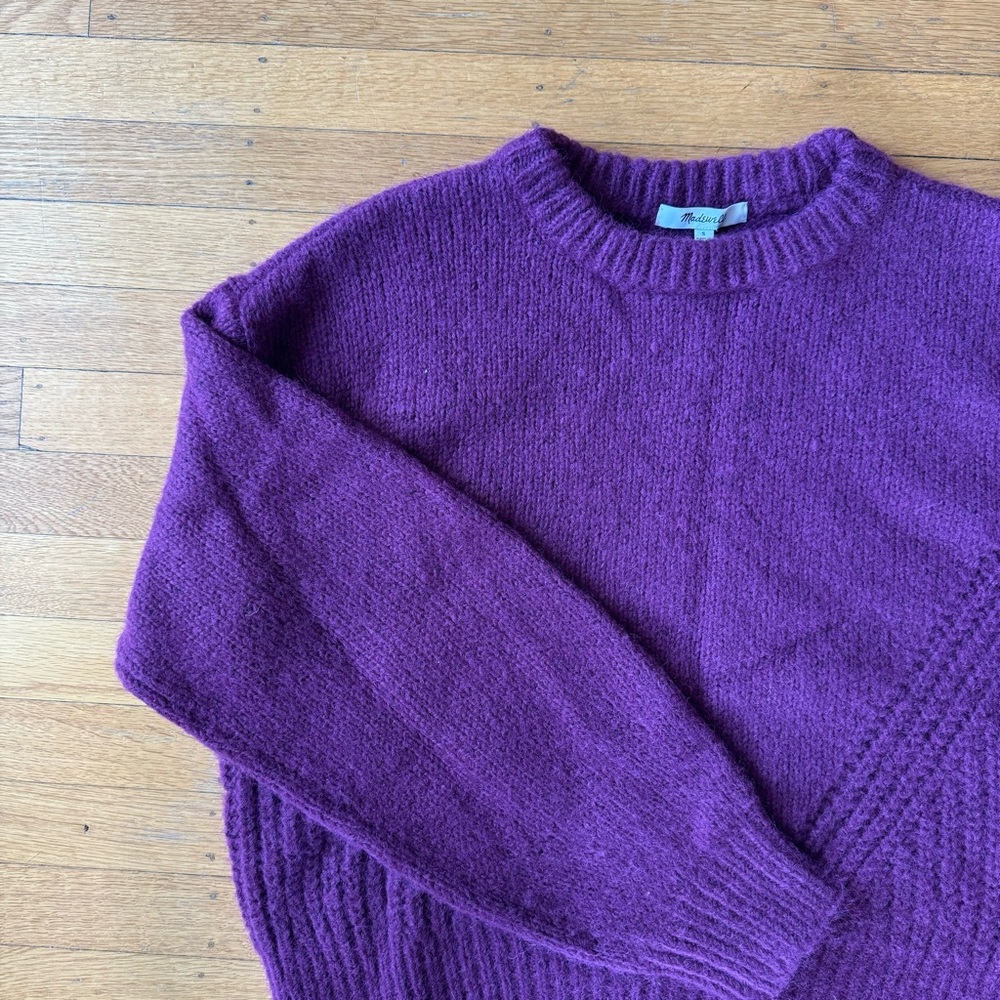 MADEWELL | Cozy Plum Sweater